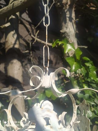 farol de forja antiguo exterior 