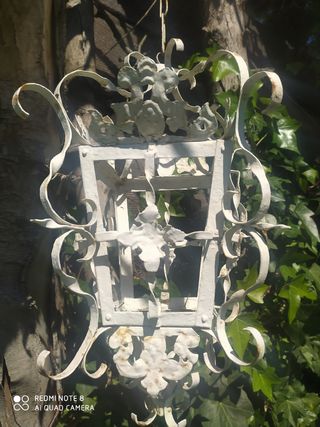 farol de forja antiguo exterior 