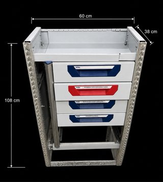 Estantería modular SORTIMO para furgoneta