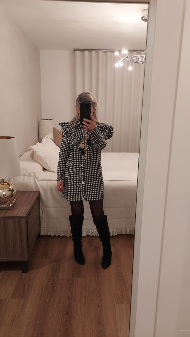 Vestido cuadros Vichy 