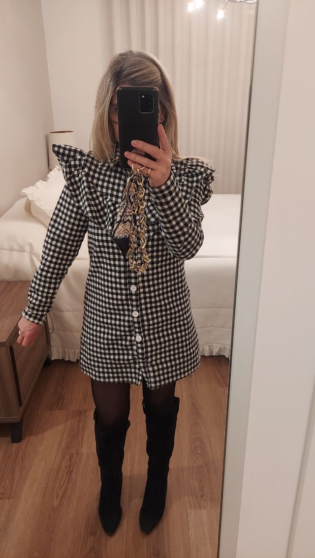 Vestido cuadros Vichy 