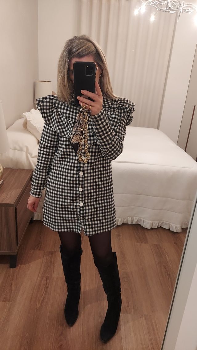 Vestido cuadros Vichy 