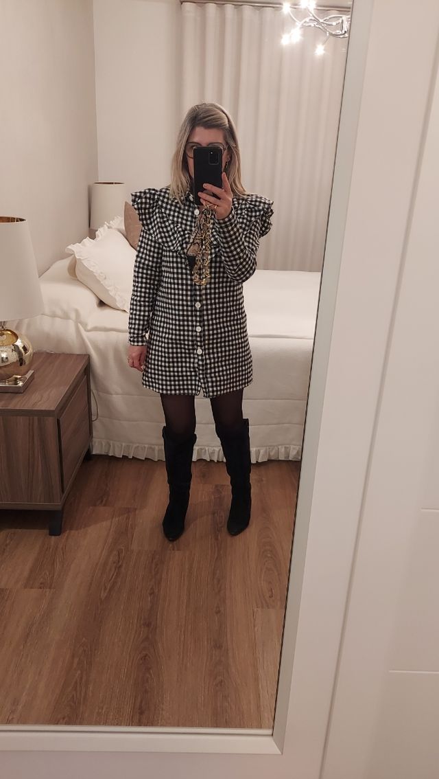 Vestido cuadros Vichy 