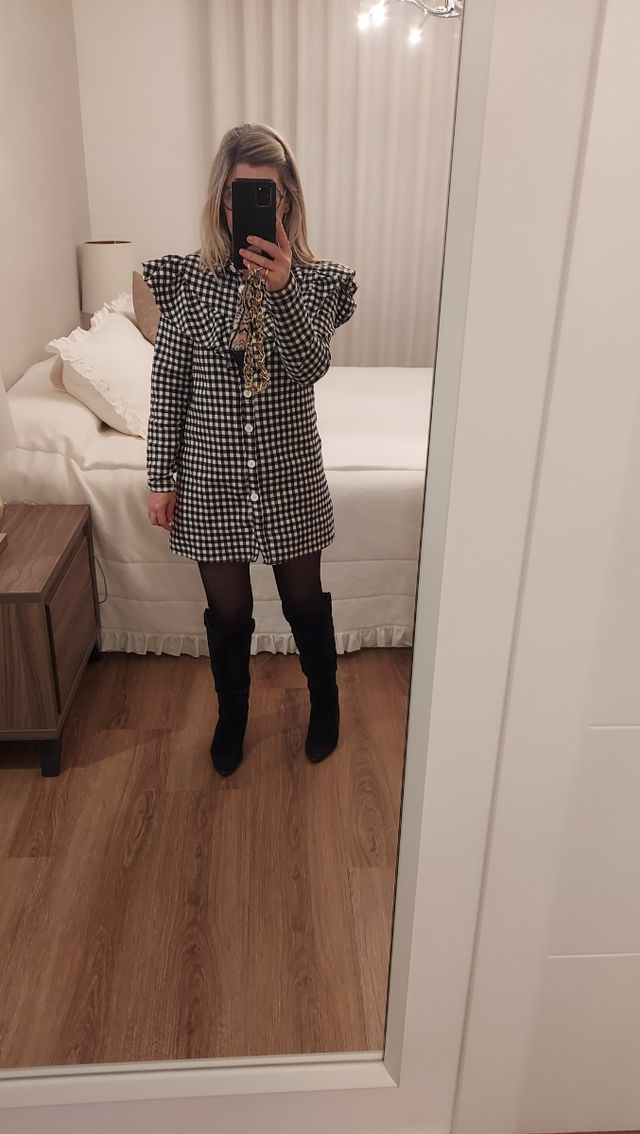 Vestido cuadros Vichy 