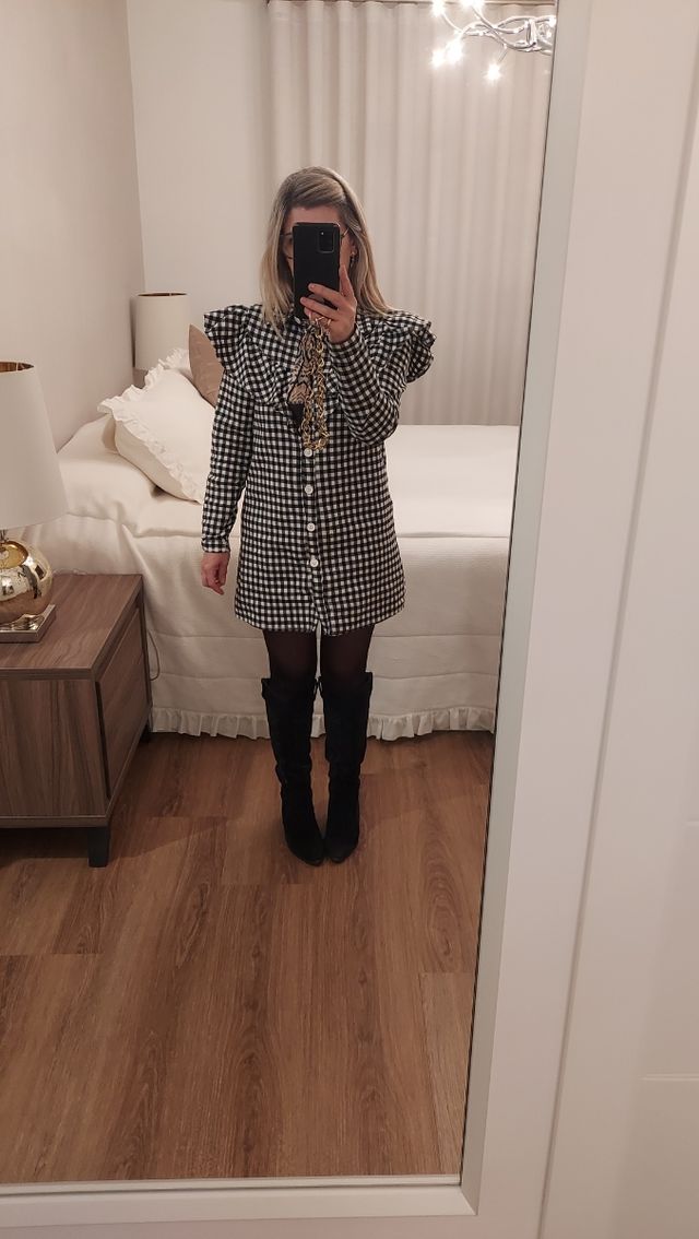 Vestido cuadros Vichy 