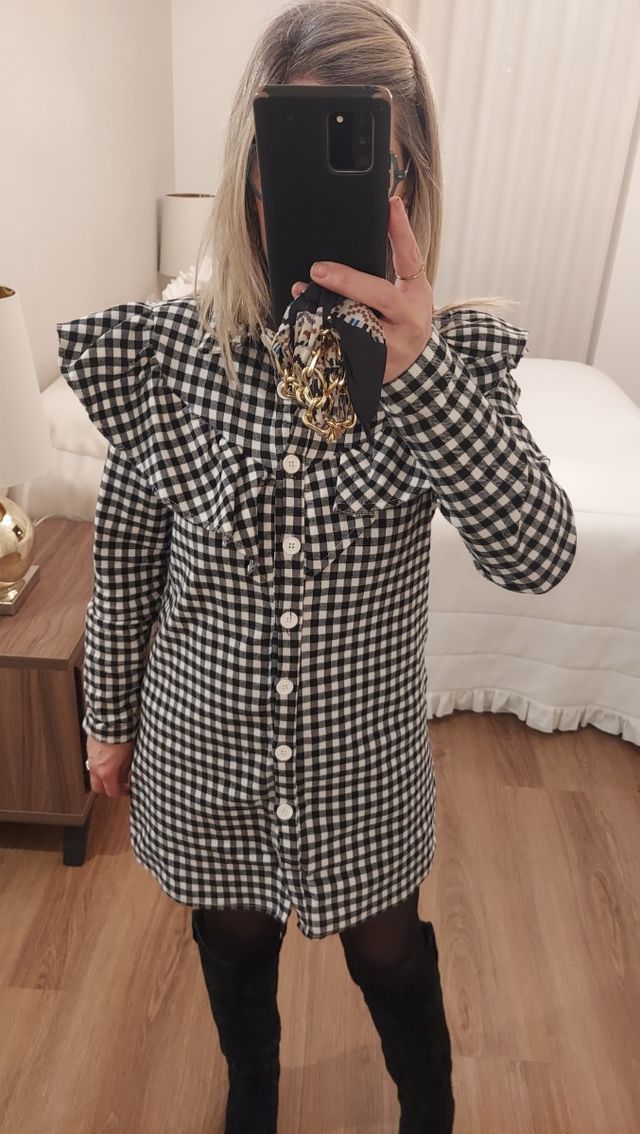 Vestido cuadros Vichy 