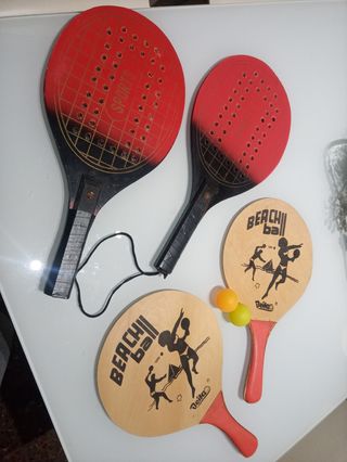 Palas tenis playa ,lote