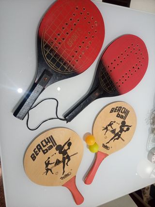 Palas tenis playa ,lote