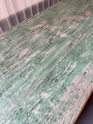 ✅consola verde madera maciza nueva