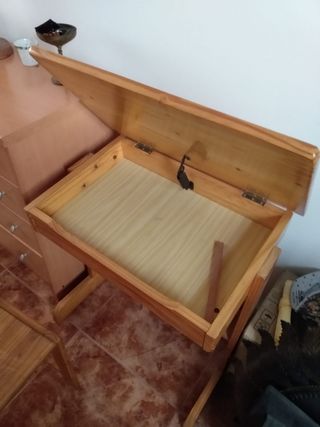 Pupitre y silla Madera para niños 
