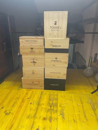 Casette in legno vuote