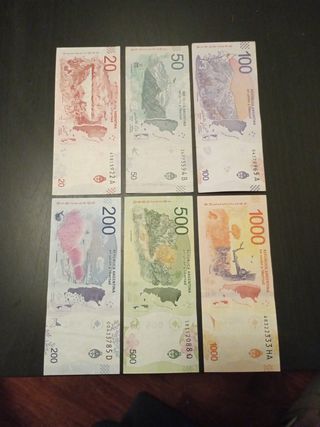 Billetes argentina coleccion.moneda