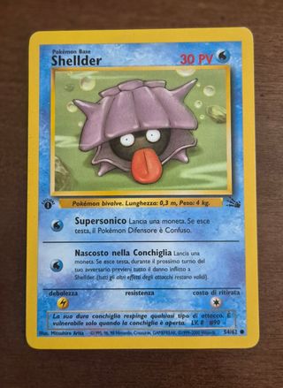 Carte Pokemon Shellder e Cloyster