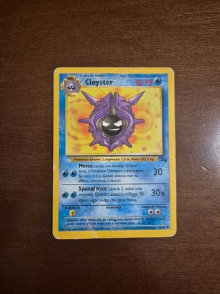 Carte Pokemon Shellder e Cloyster