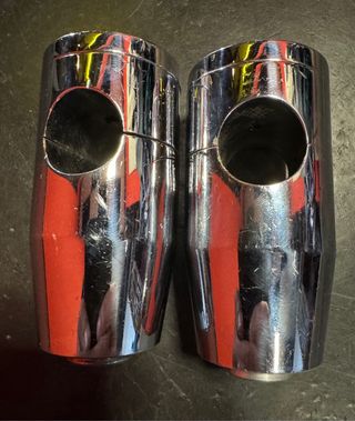 Risers stile panhead twistop per manubri da 1 poll