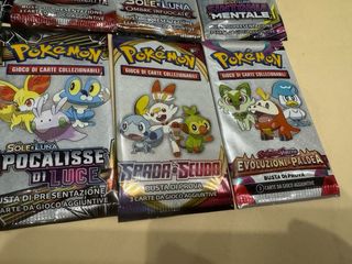 10 Bustine Pokemon Espansioni Varie Promozionali