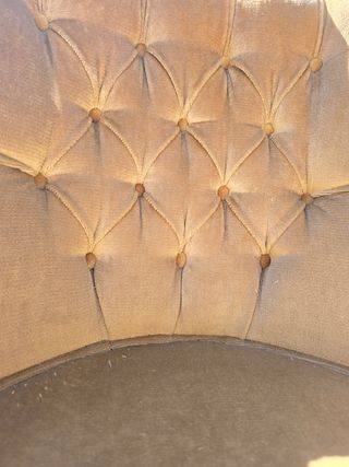 Silla salón vintage antigua punto