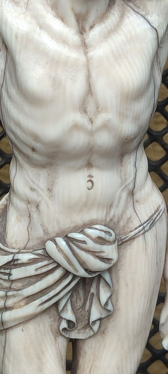 Stupenda scultura Cristo XVIII° Secolo