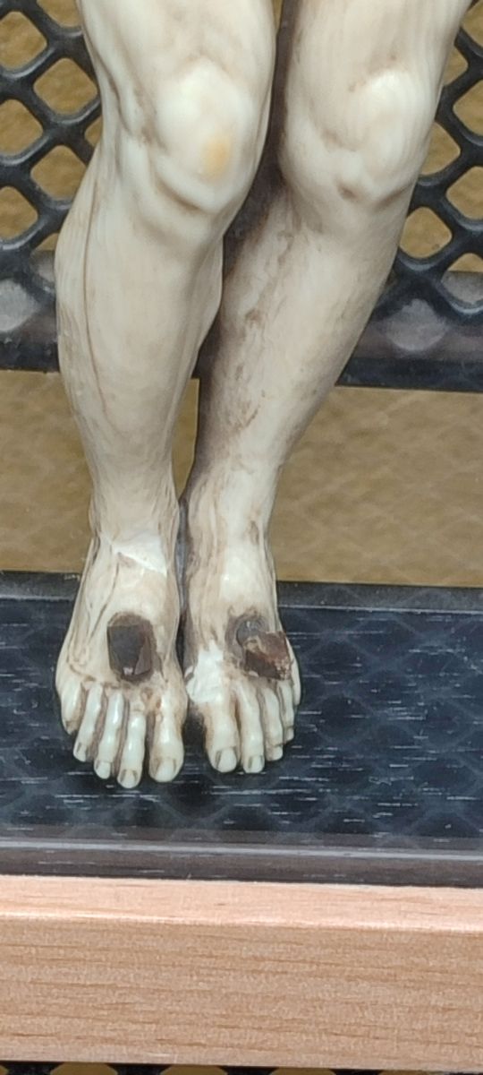 Stupenda scultura Cristo XVIII° Secolo