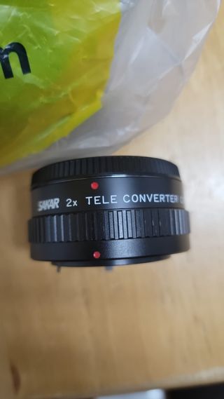 Lentes cámara antigua Canon