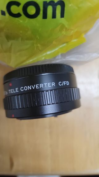 Lentes cámara antigua Canon