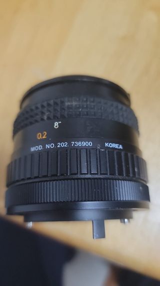 Lentes cámara antigua Canon