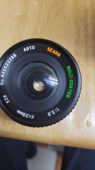 Lentes cámara antigua Canon