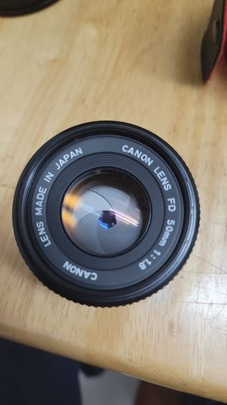 Lentes cámara antigua Canon