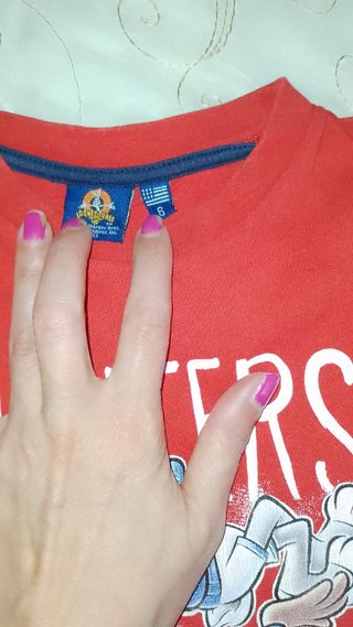 4 magliette per bambino età 6 anni