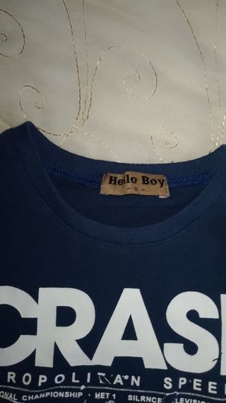 4 magliette per bambino età 6 anni