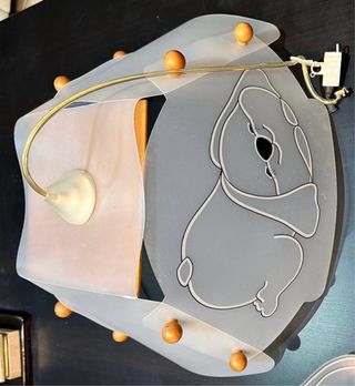 Lampadario e applique con disegno cane