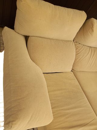 Sofá Beje 2 lugares