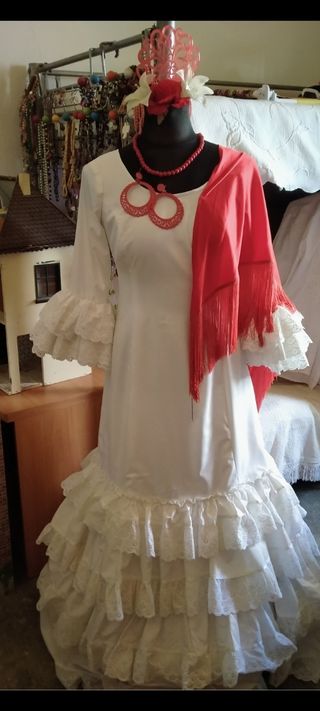 Traje flamenca gitana sevillana t 42