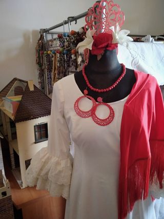 Traje flamenca gitana sevillana t 42