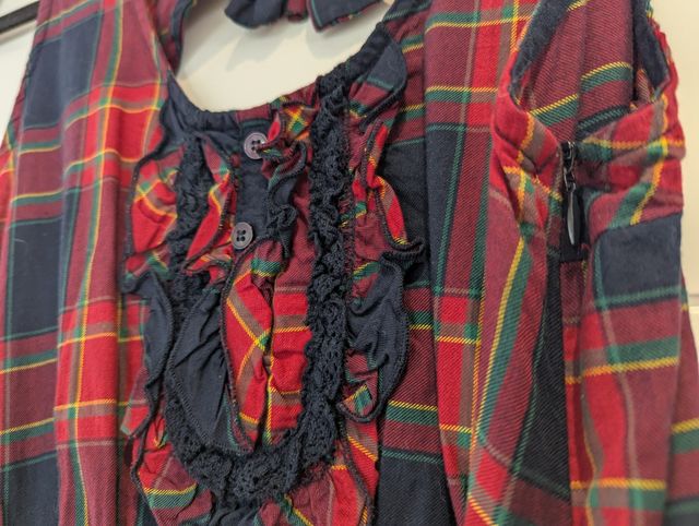 Pichi algodón - estampado escocés