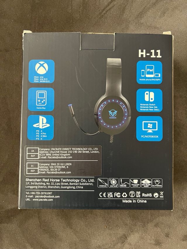 Pacrate Cascos Gaming