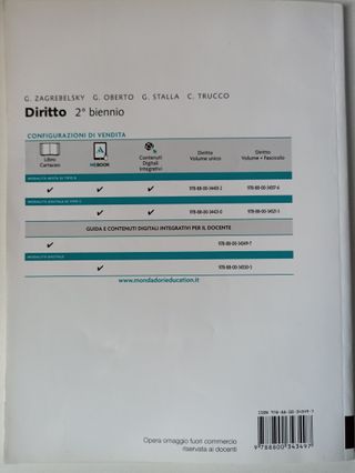 Diritto per il secondo biennio (Guida per docenti)