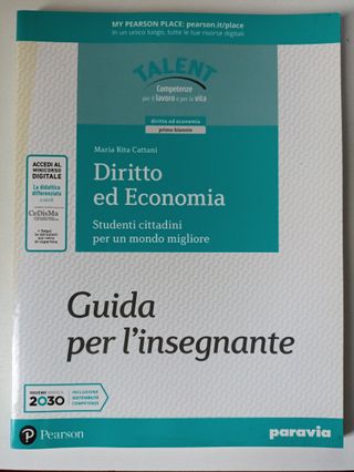 Diritto ed economia-Guida per l'insegnante-Cattani
