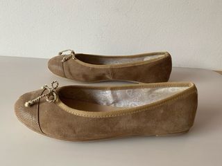 Bailarinas beige talla 38