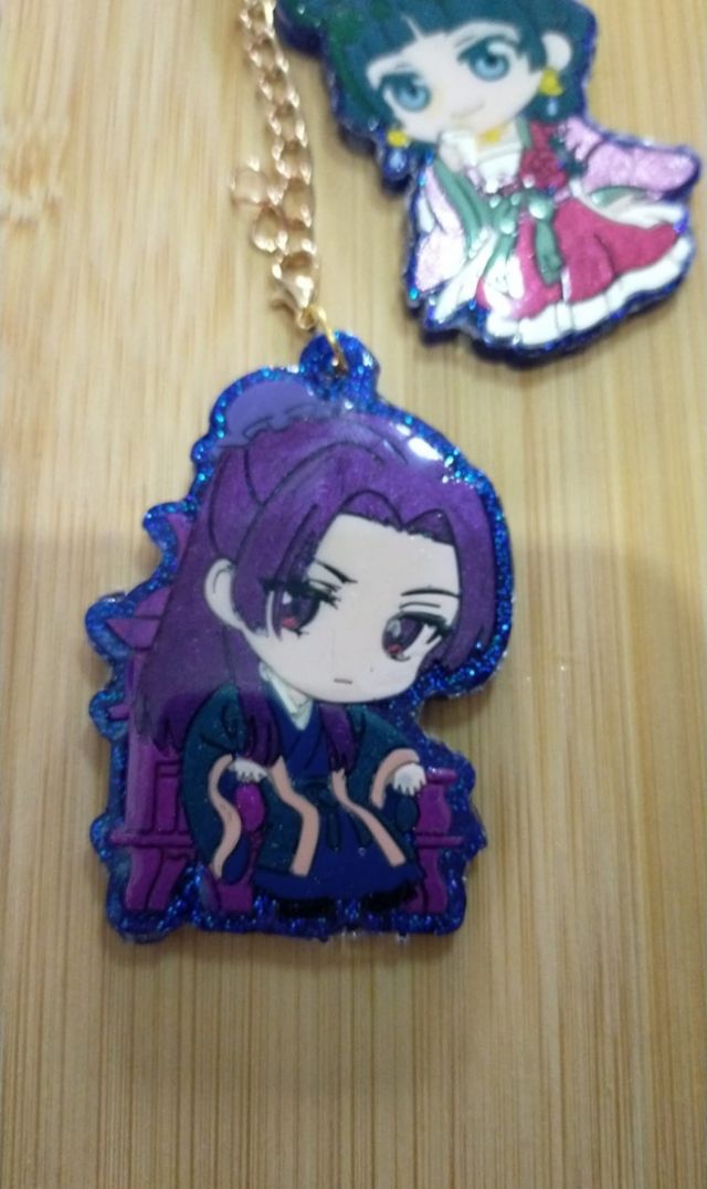 Llavero Jinshi Kusuriya no Hitorigoto en resina