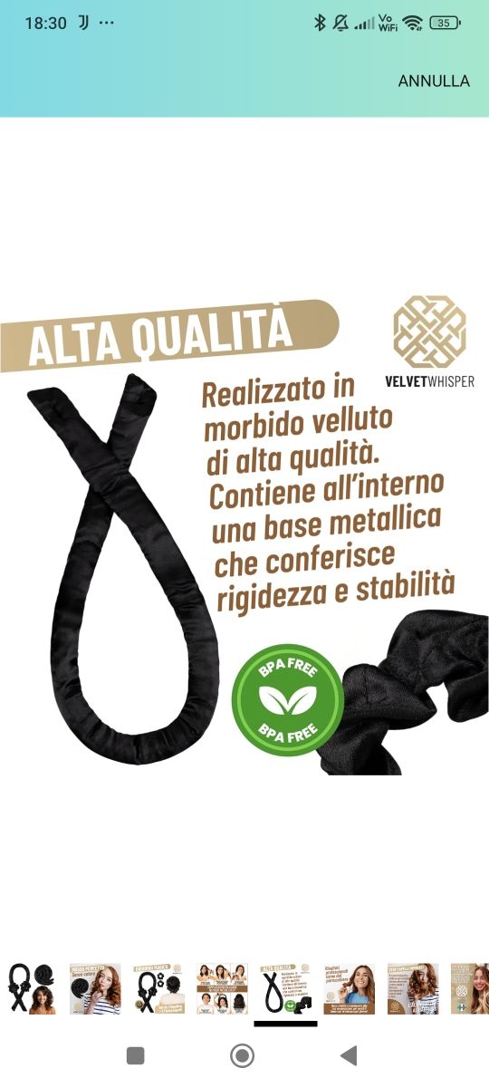 bigodino per boccoli