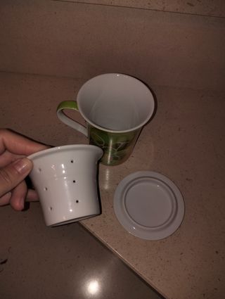Tazza con coperchio