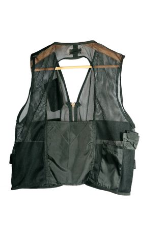 gilet  da caccia / pesca nero vintage anni 90