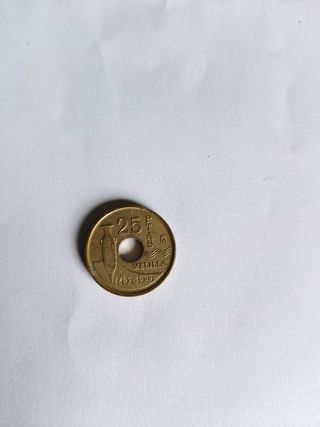 25 pesetas monedas 