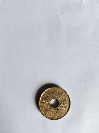25 pesetas monedas 