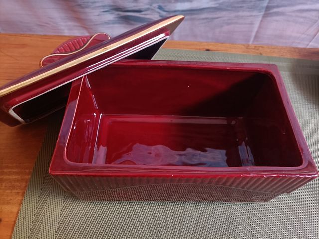 ANTIGUO JARRON, MANTEQUILLERA FRANCESA Y TETERA