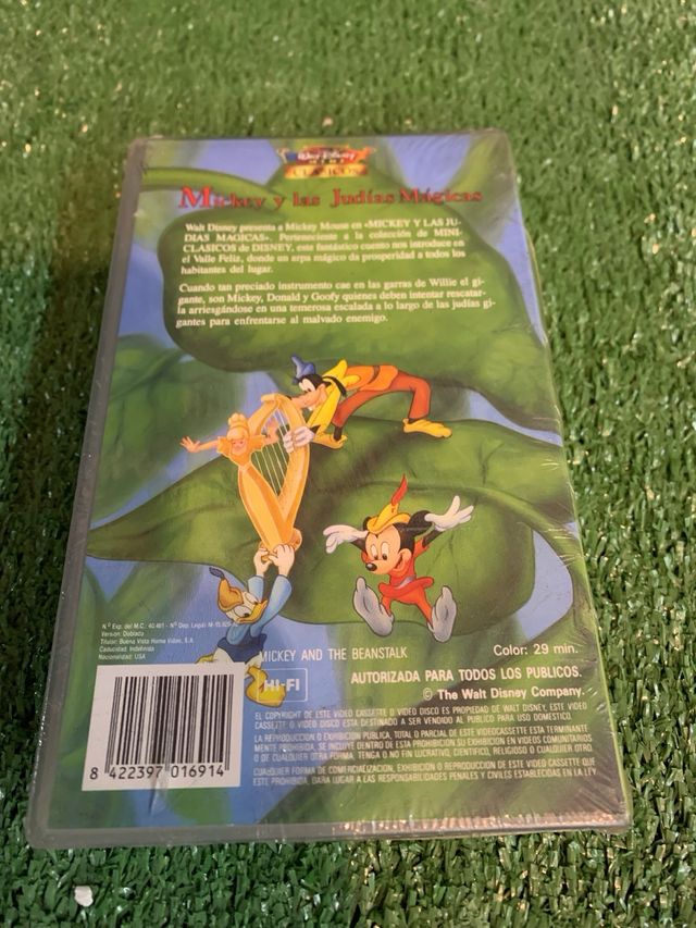 Vhs disney Mikey y las judias magicas nueva