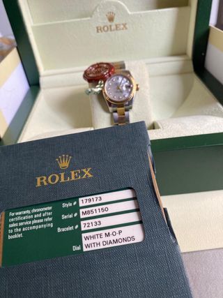 Rolex oyster perpetual datejust 21mm