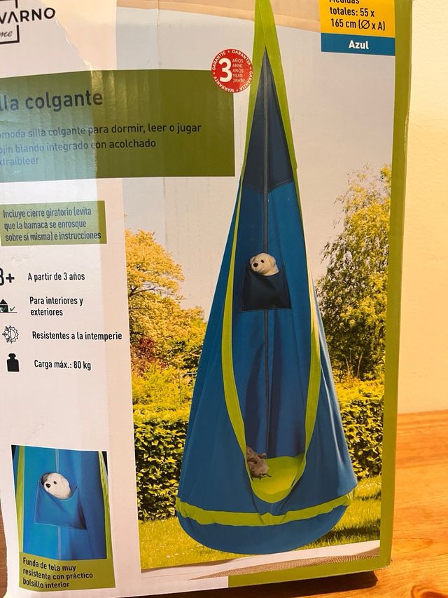 Sedia sospesa ad amaca, lettino, altalena