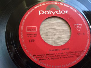 Vinilo CLAUDINE COPPIN 1967
